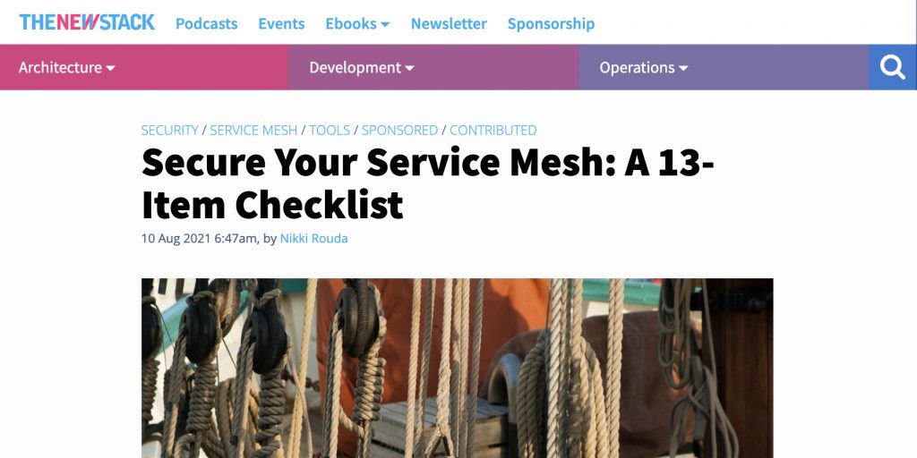 The New Stack - Secure your service mesh
