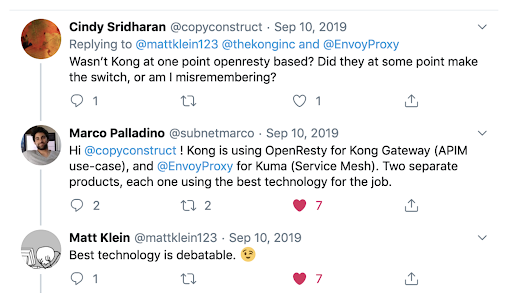 Kong Gateway has different APIs for north-south and east-west