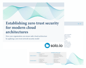 establishing zero trust security for modern cloud architectures