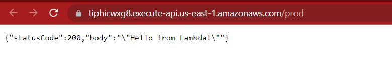 AWS API Gateway Lambda testing